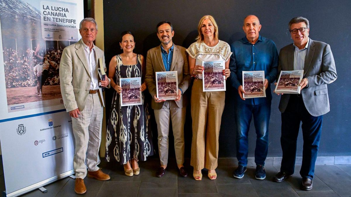 El Cabildo presenta ‘La lucha canaria en Tenerife’, libro obligado para conocer la historia de nuestro deporte vernáculo