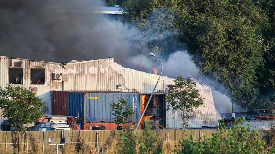 Desactivado el PLATECAM tras la favorable evolución del incendio de Azuqueca de Henares