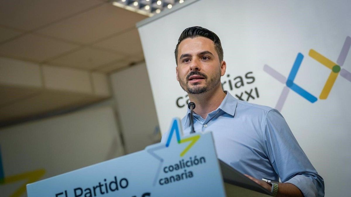 El secretario nacional de Organización de Coalición Canaria, David Toledo, en una imagen de archivo.