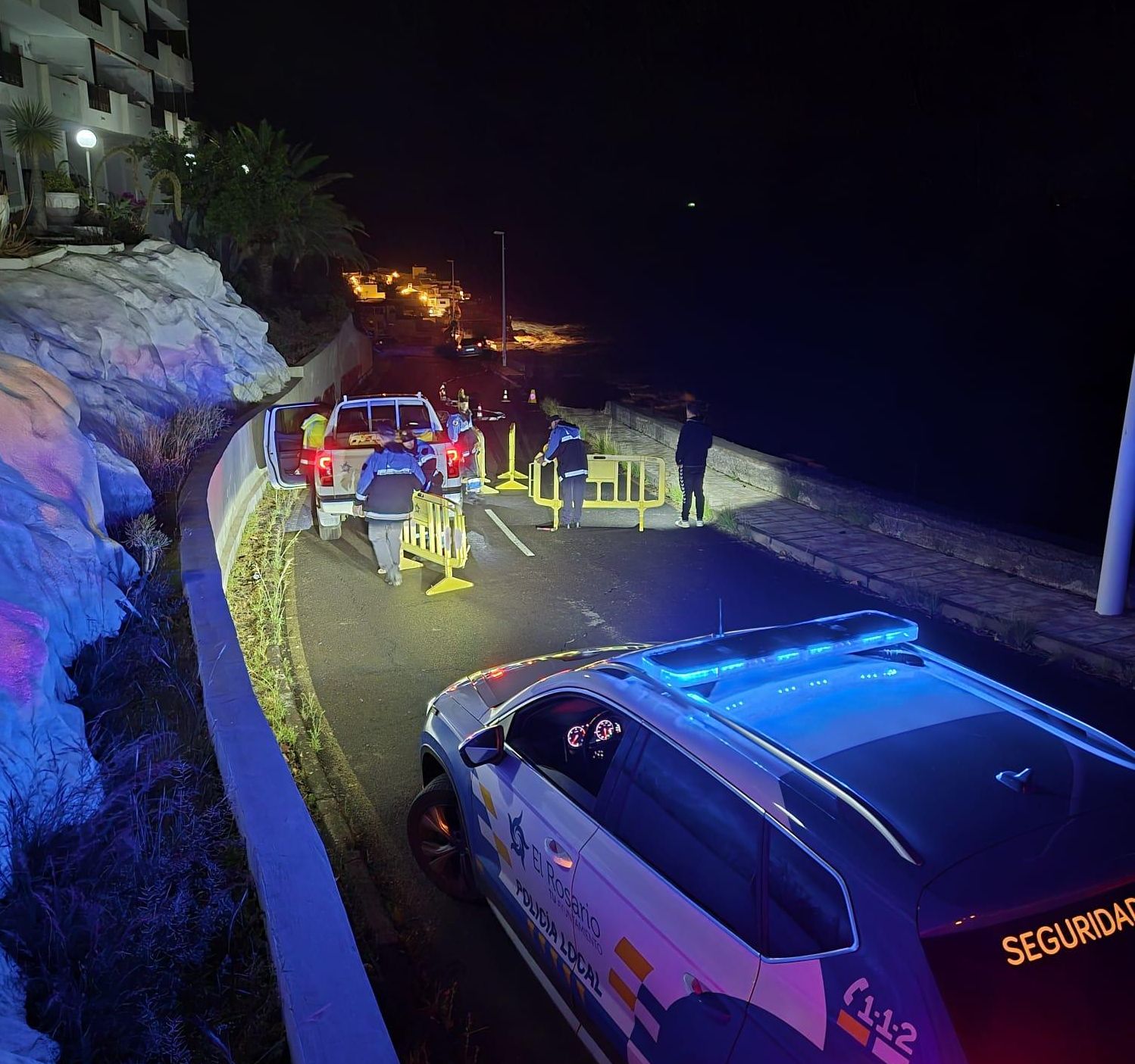 Cierre del acceso a Boca Cangrejo, en Radazul.