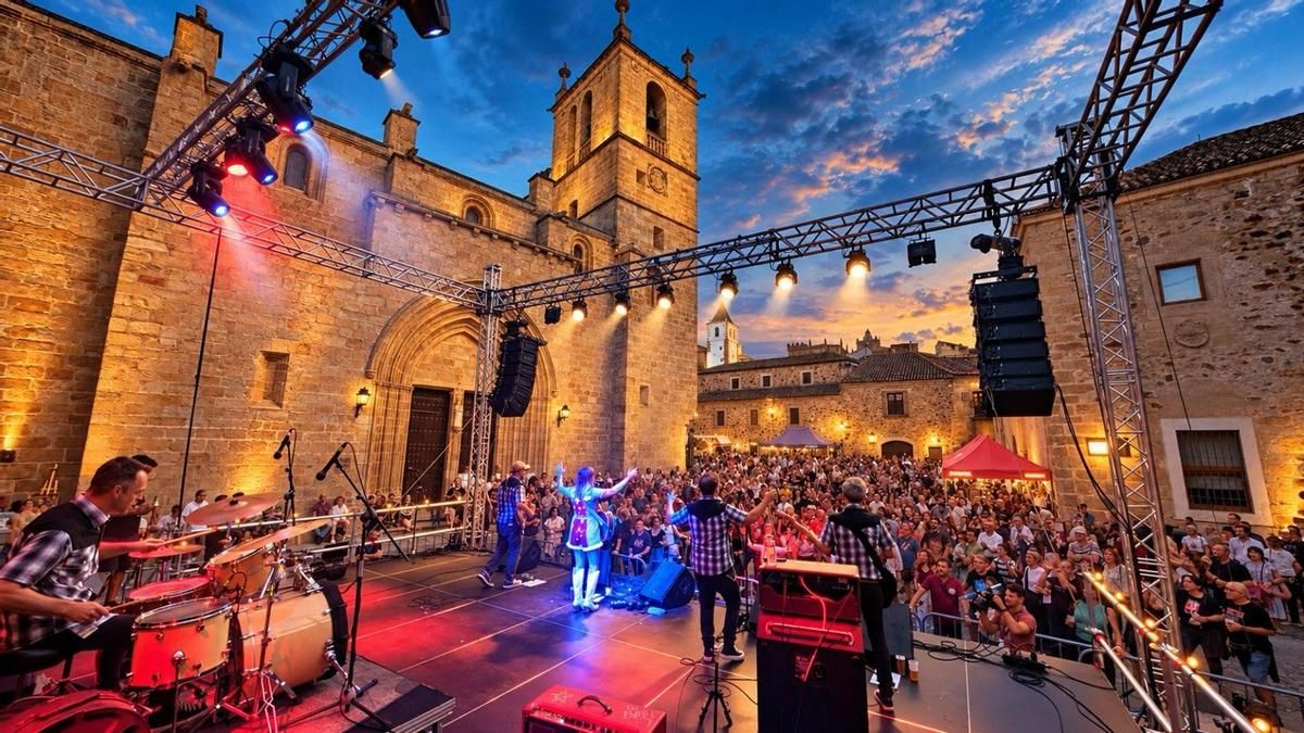 El Cáceres Blues Festival crece hacia dentro con un escenario reorientado, un gesto feminista y un concierto solidario que redefine su sentido