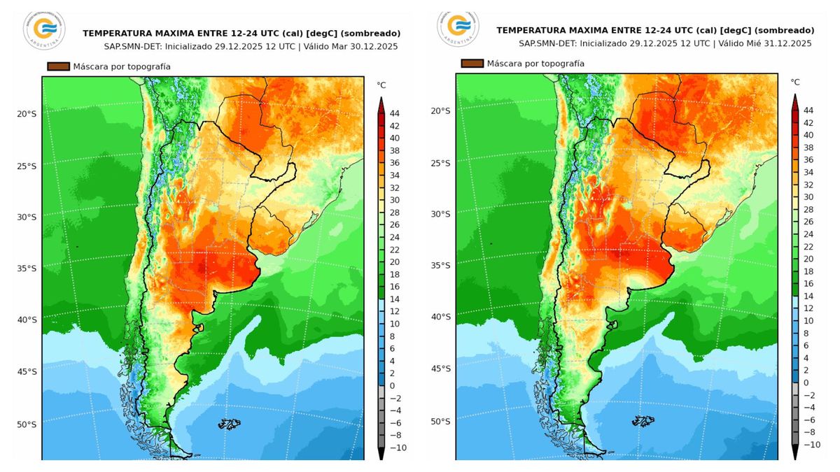 El calor domina los últimos momentos de 2025.