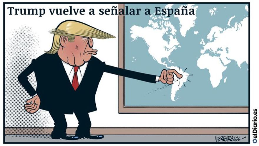 Trump vuelve a señalar a España