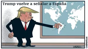 Trump vuelve a señalar a España