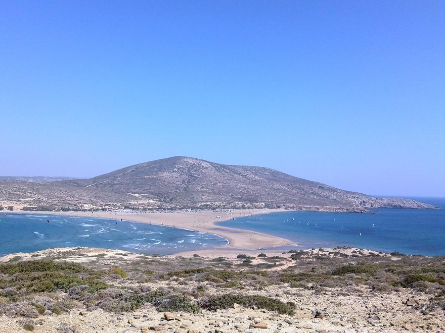 Playa de Prasonisiou.