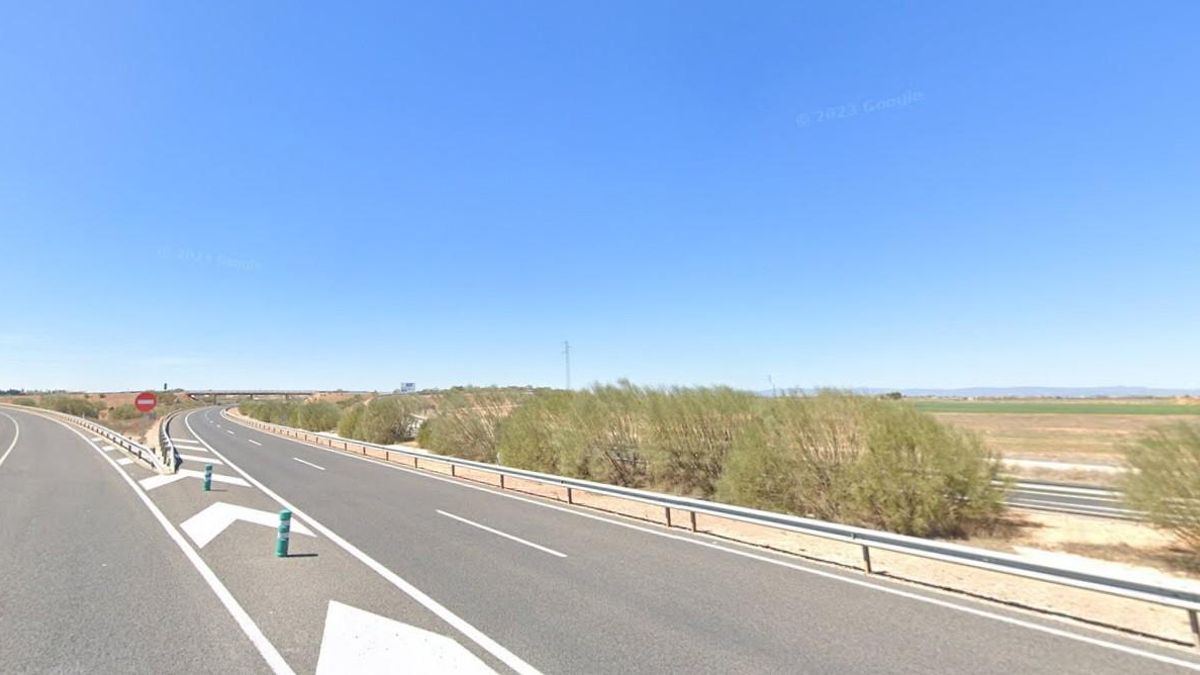 A-43 a su paso por Manzanares (Ciudad Real).
