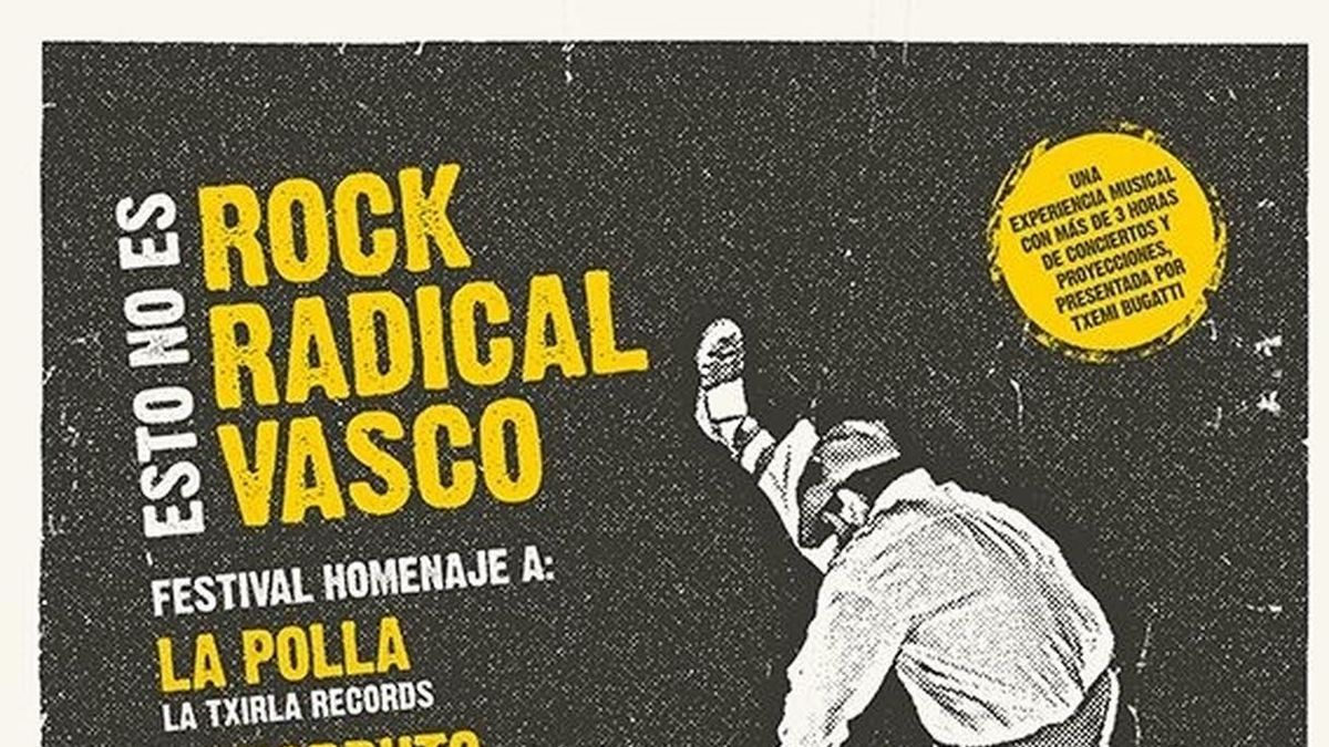 Cartel del festival homenaje a Kortatu, Eskorbuto y La Polla Record.