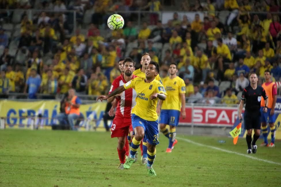 Partido entre la UD Las Palmas y el Sevilla. (ALEJANDRO RAMOS)