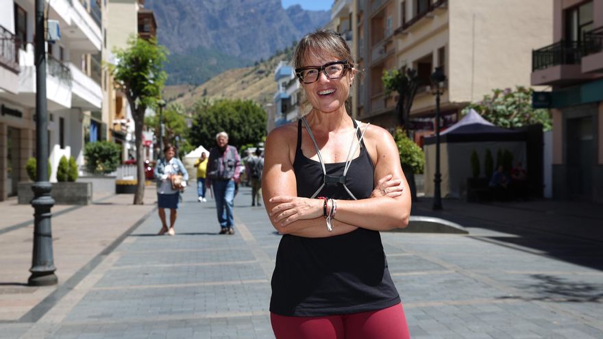 Dulce García, abogada que lideró la asistencia letrada gratuita para los afectados por el volcán y ahora es candidata de Movimiento Alternativo Electoral (MAE) al Cabildo de La Palma