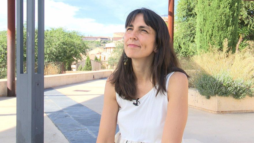 La candidata de Sumar al Congreso por Toledo, Marta Romero