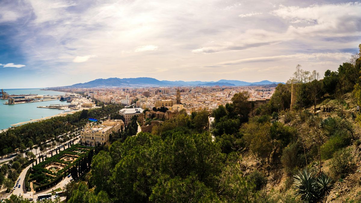 Vista de Málaga.