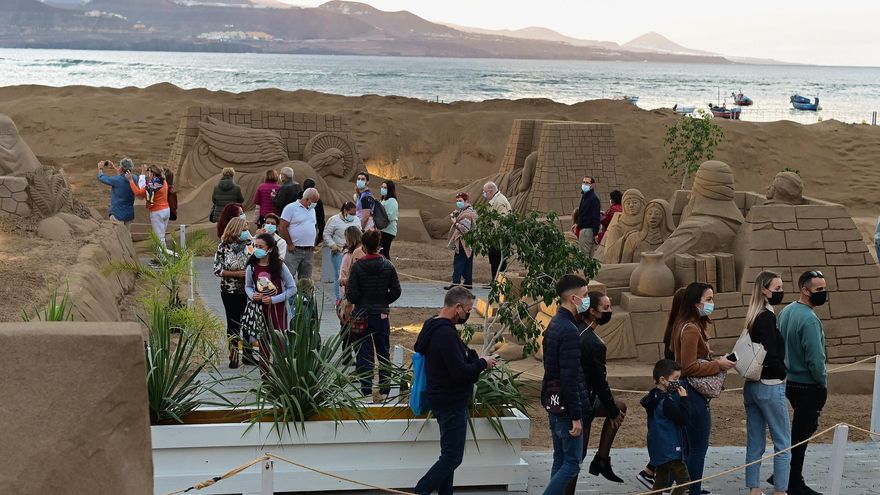 Más de 20.000 personas se dieron cita en el belén durante el puente de diciembre. / Toni Hernández