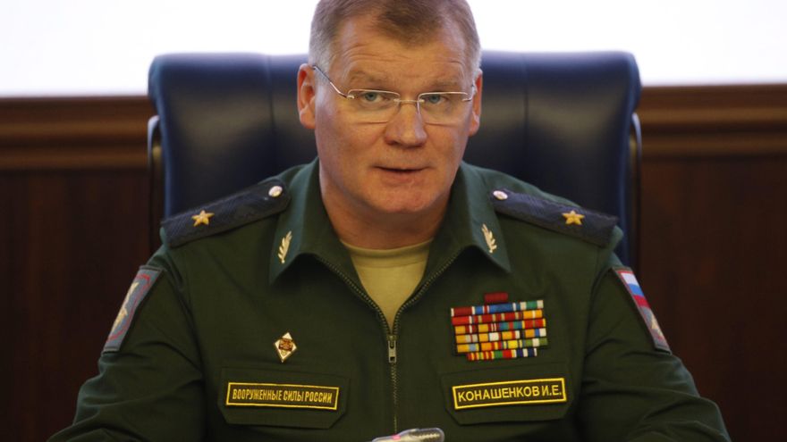 El portavoz del ministerio de Defensa ruso, el general Igor Konashenkov en una imagen de archivo. EFE/Sergei Chirikov