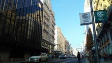 Gran Vía, en las primeras horas de implantación de Madrid Central. / S.P