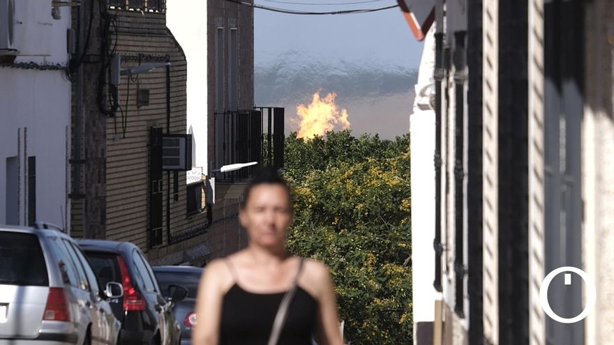 La bolsa de gas que ha provocado el géiser de fuego en Fuente Carreteros se conocía desde hace 35 años