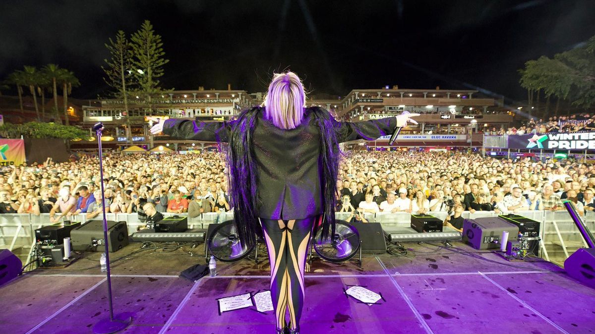 Kate Ryan, en el Winter Pride Maspalomas.