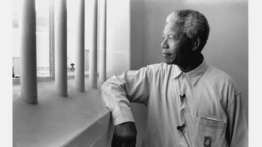 Imagen de Nelson Mandela en la web de la campaña por la libertad de Barghouti, en la que se recuerdan las palabras de Mandela apoyándolo
