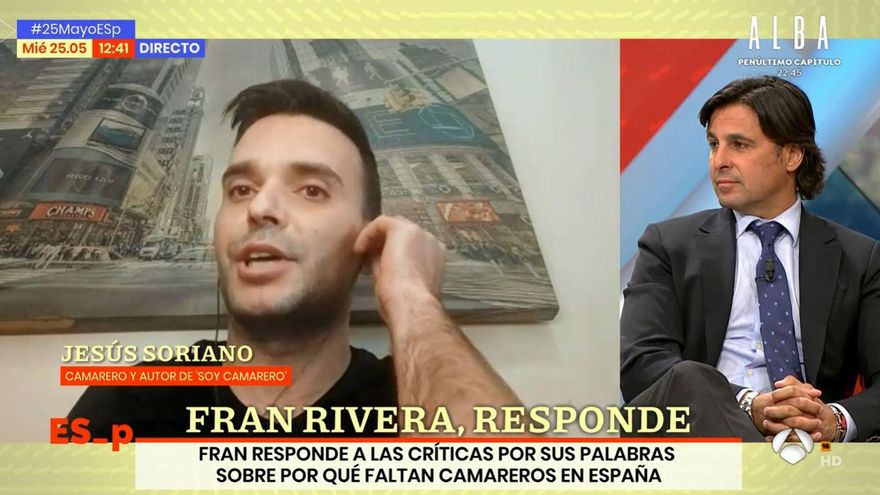 Un camarero desmiente a Fran Rivera y aclara "las paguitas" que reciben: "Son una miseria"