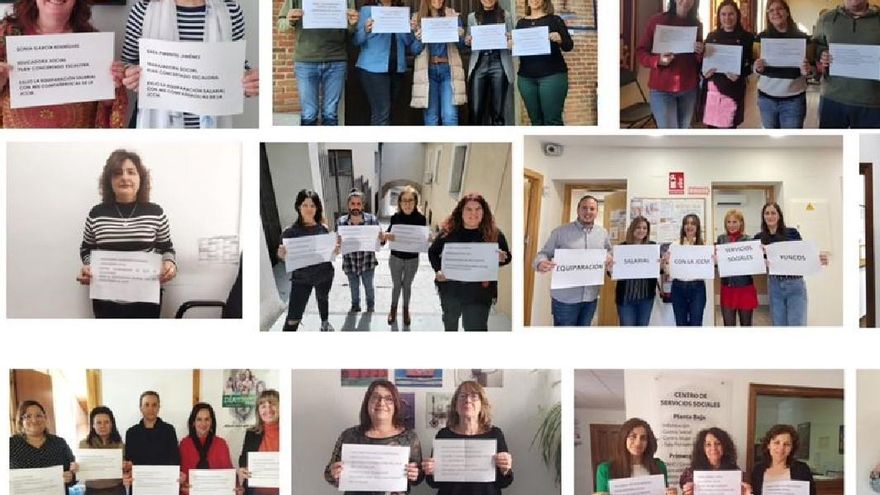 Diferencias de hasta mil euros mensuales: nace una plataforma por la equiparación salarial del personal de Servicios Sociales