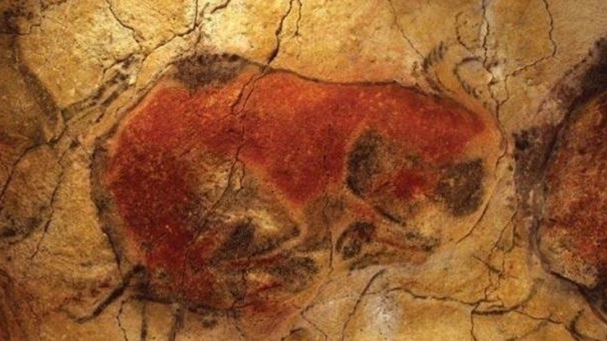 Bisontes de la cueva de Altamira.