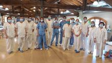 Equipo de rehabilitación del Hospital Nuestra Señora de Gracia.