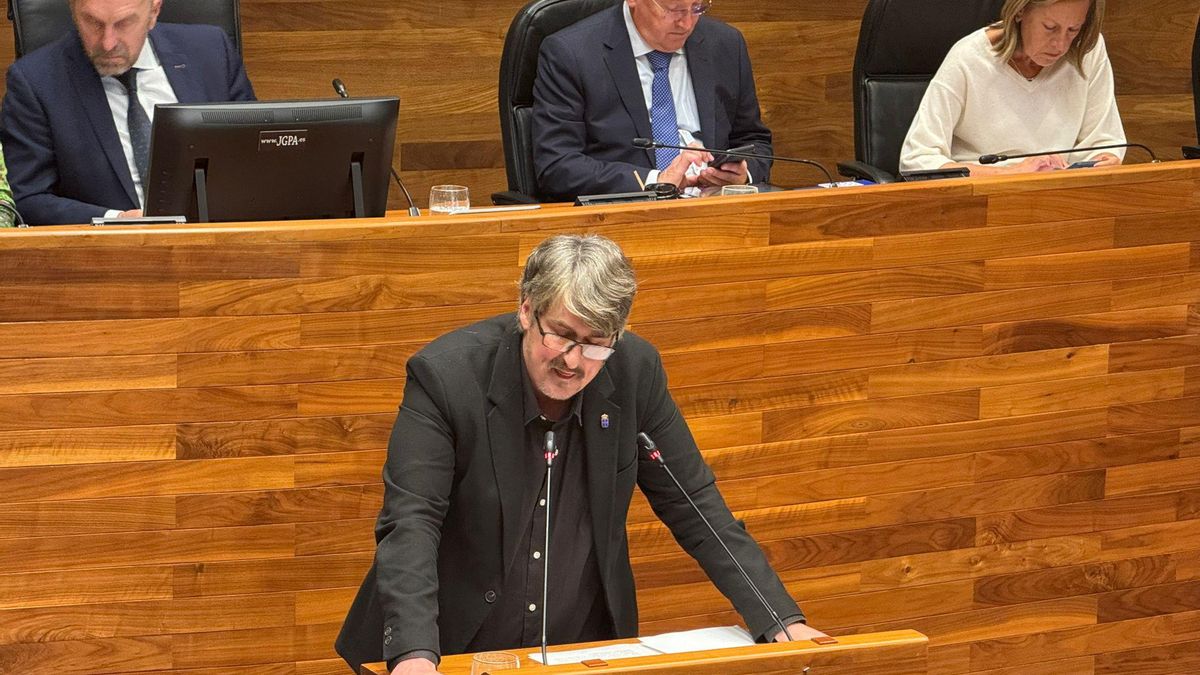 Xabel Vegas, durante su intervención.