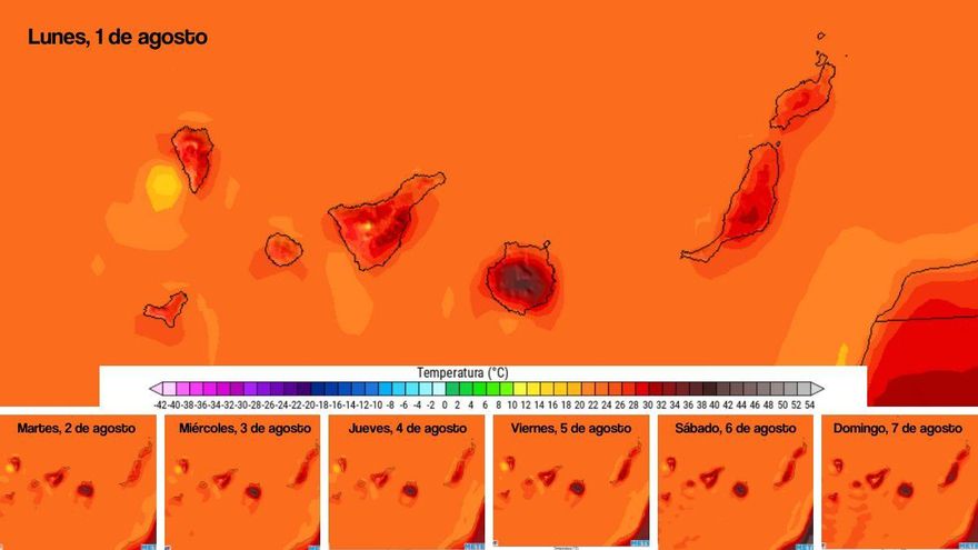 Un estudio de la Universidad de La Laguna prevé un aumento "drástico" de las olas de calor en Canarias