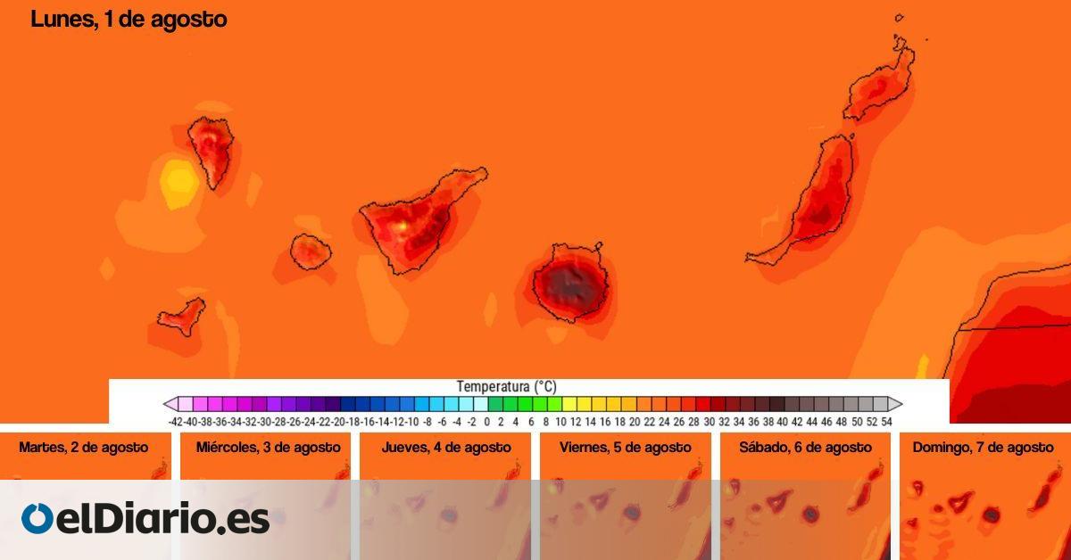 Un estudio de la Universidad de La Laguna prevé un aumento  drástico  de las olas de calor en Canarias