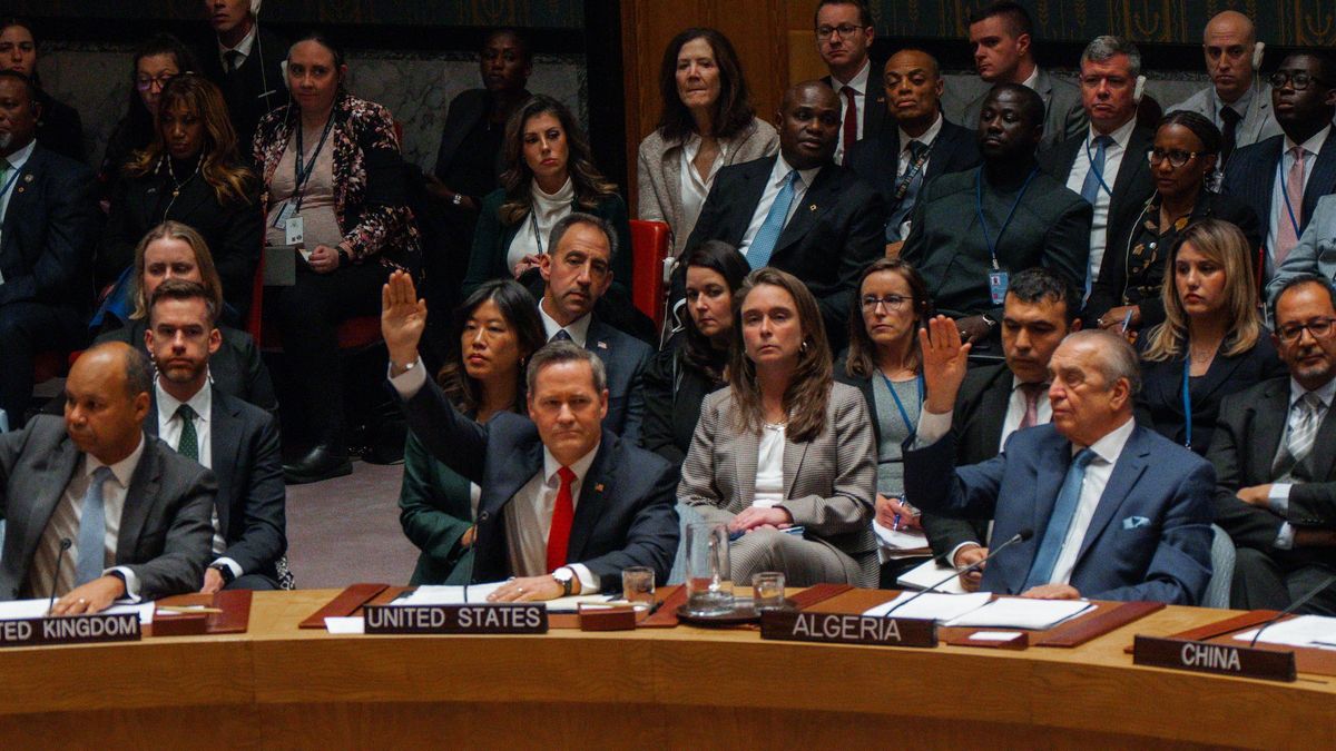 El Consejo de Seguridad de la ONU aprueba el plan de Trump para Gaza: una fuerza internacional y una autoridad dependiente de Washington