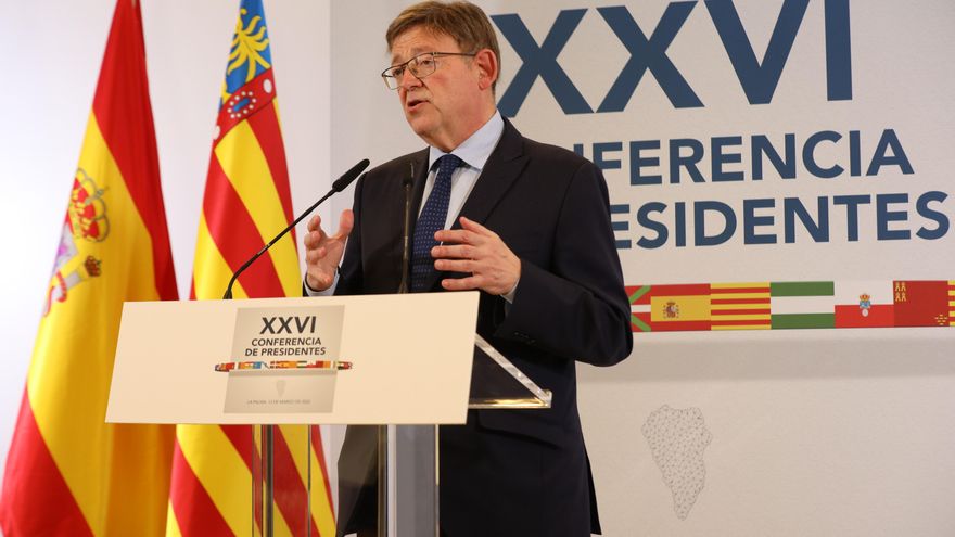 Ximo Puig propone en la Conferencia de Presidentes "limitar el precio de la energía" entre una decena de medidas