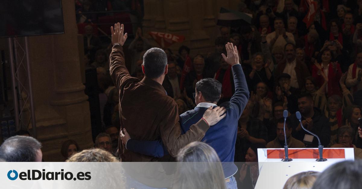 El PSOE se resigna en una campaña imposible en Extremadura con su candidato procesado