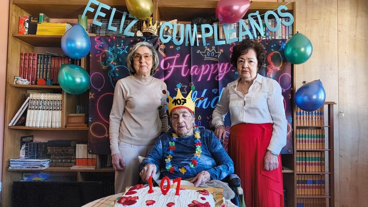 Cuando la vida no es breve: Josefa González celebra sus 107 años en Villablino