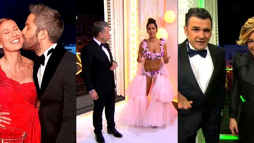 Las parejas de las Campanadas de TVE, Antena 3 y laSexta