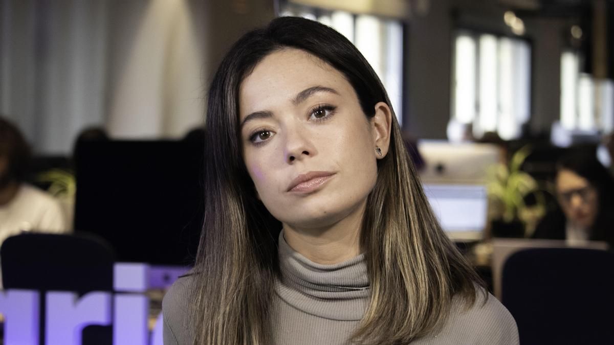 Anna Castillo en la redacción de elDiario.es para hablar de 'Nowhere'