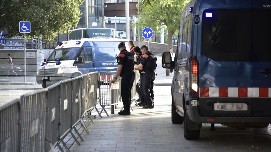 EuropaPress 6145297 agentes mossos esquadra inmediaciones ciutat justicia barcelona agosto 2024
