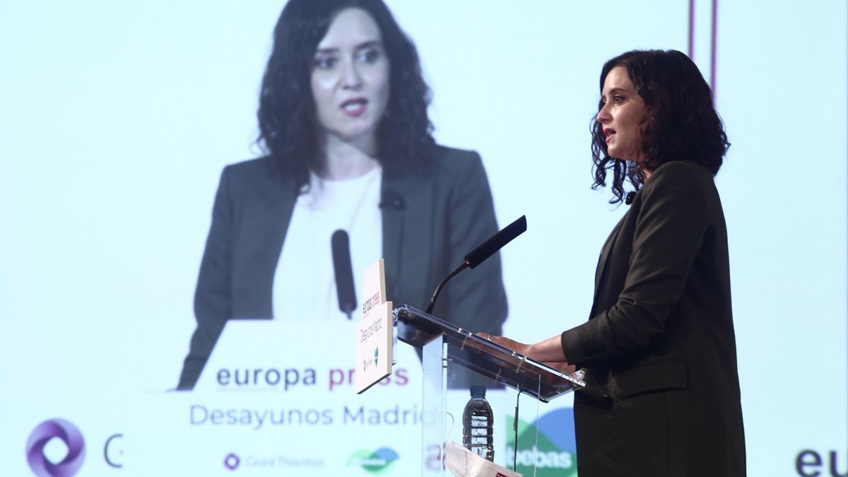 Isabel Díaz Ayuso, presidenta de la Comunidad de Madrid