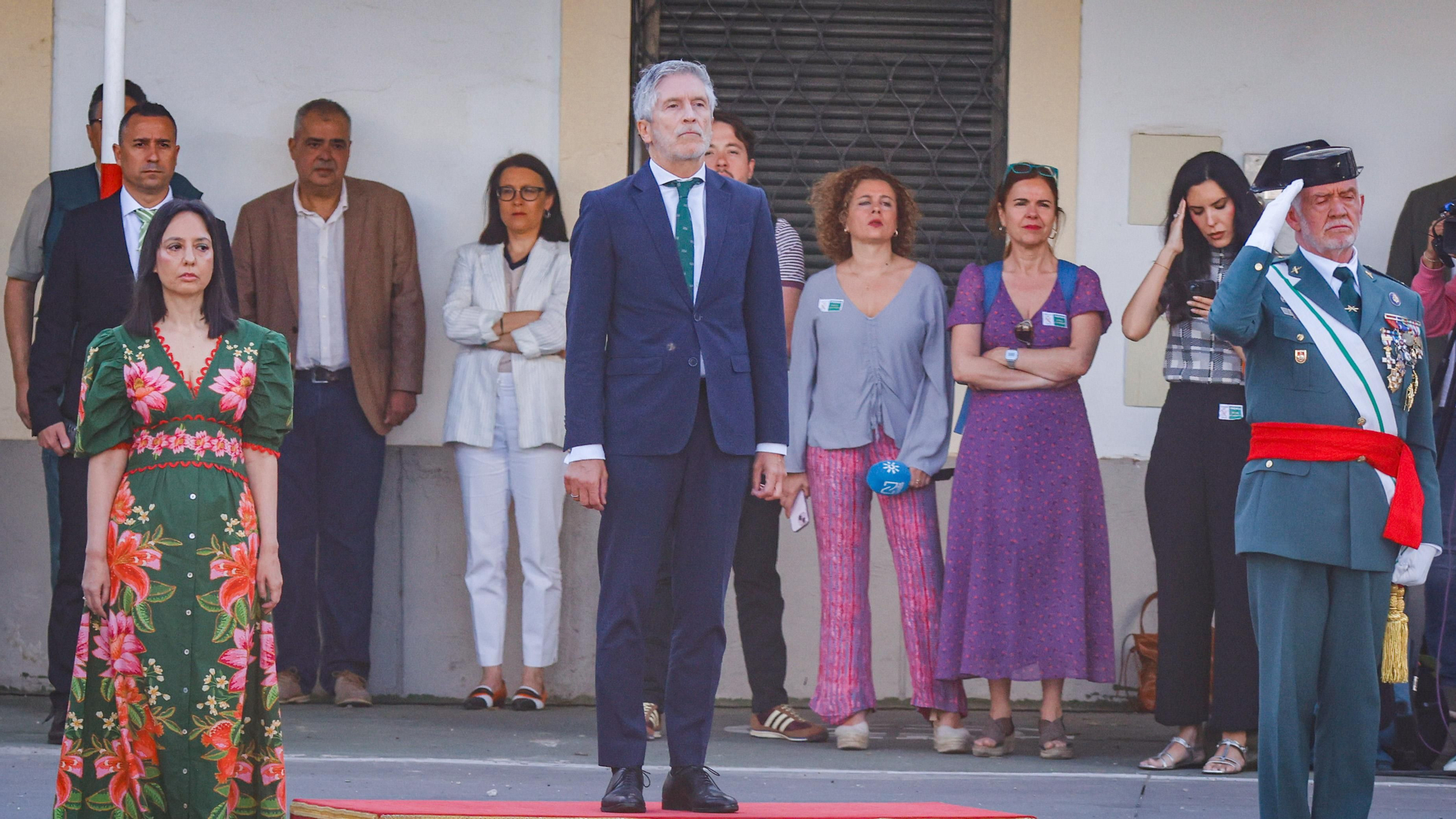 El ministro del Interior, Fernando Grande-Marlaska asiste al acto de conmemoración del 182º aniversario de la Guardia Civil