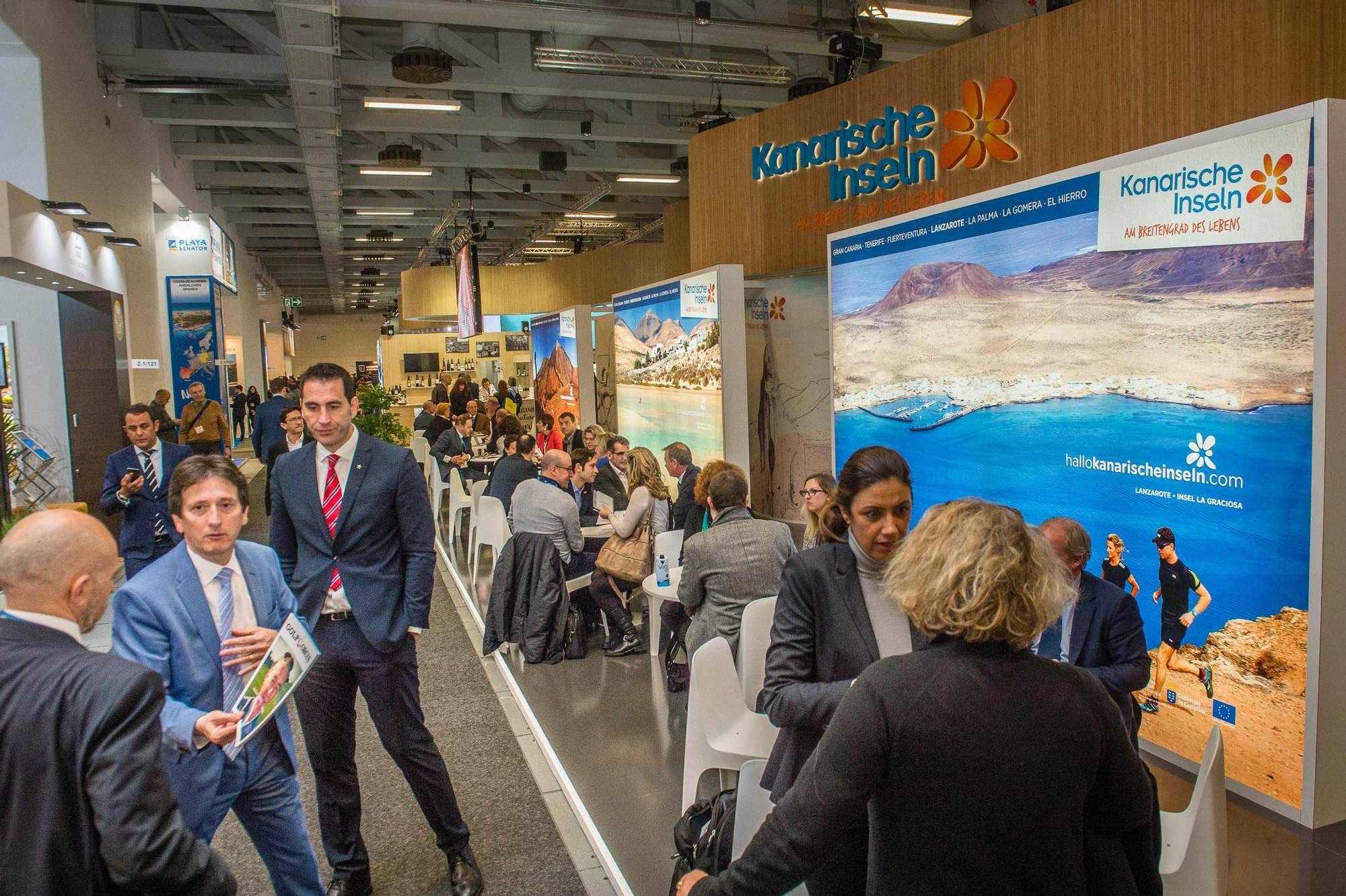 'Stand' de las Islas Canarias, en la Feria Internacional de Turismo de Berlín 2017