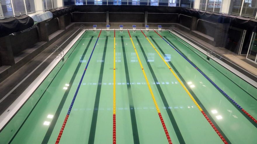 Estado de la piscina del Triángulo de Oro después de la reforma