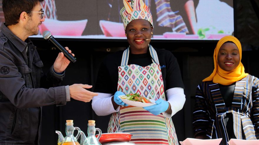 Una de las participantes