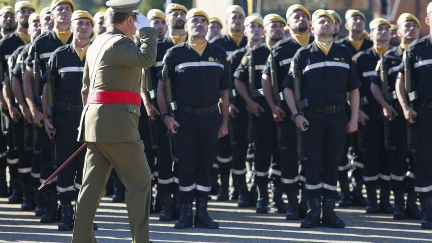 Carlos S. Campillo / ICAL . Imagen de archivo de la Unidad Militar de Emergencias (UME) en Ferral del Bernesga