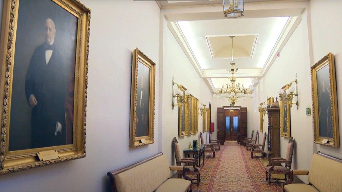 La Galería de Presidentes del Congreso de los Diputados.