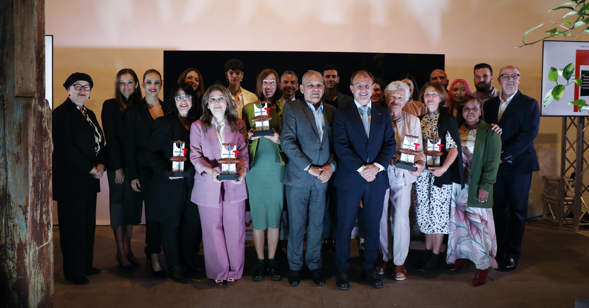 Foto de familia de los ‘Premios Isla Bonita Moda al Talento Made in La Palma’.
