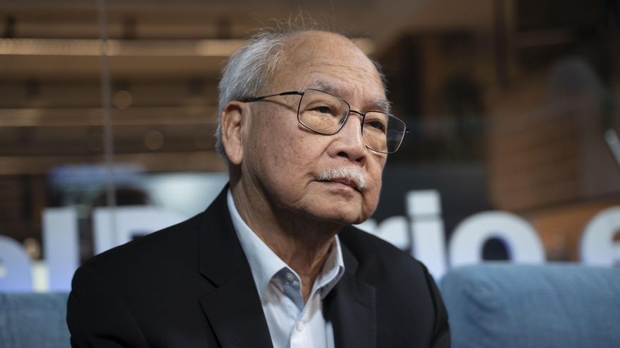 Harn Yawnghwe, durante la entrevista.