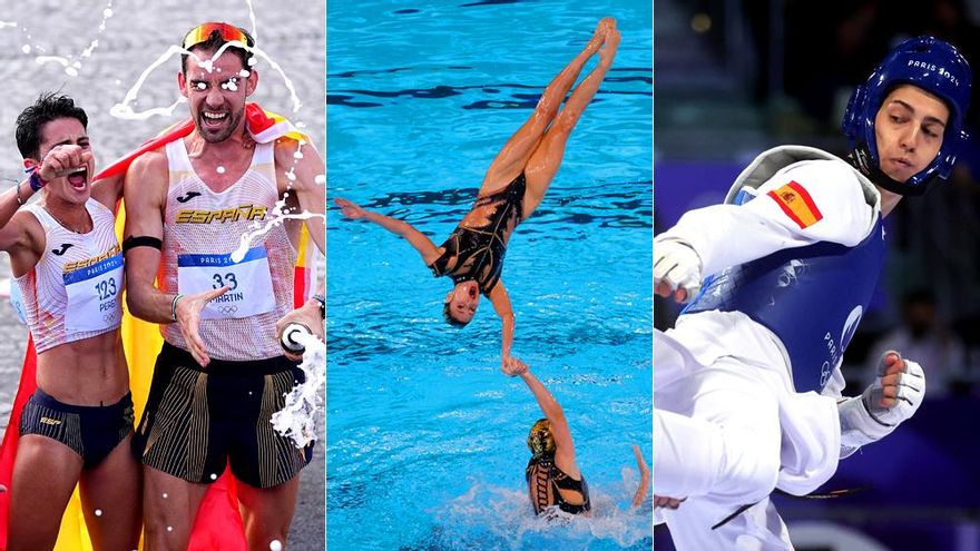 El oro en marcha (25.9%) barre en La 1, que triunfa también con el bronce en 'sincro' (16.7%) y el chasco en taekwondo