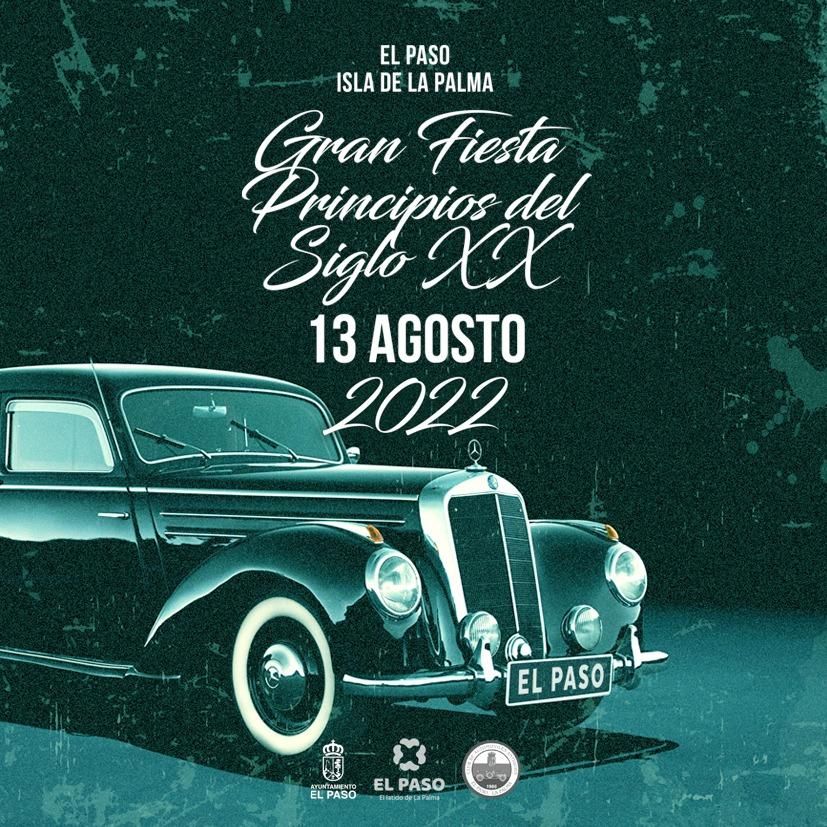 Cartel de la Gran Fiesta de principios del siglo XX.