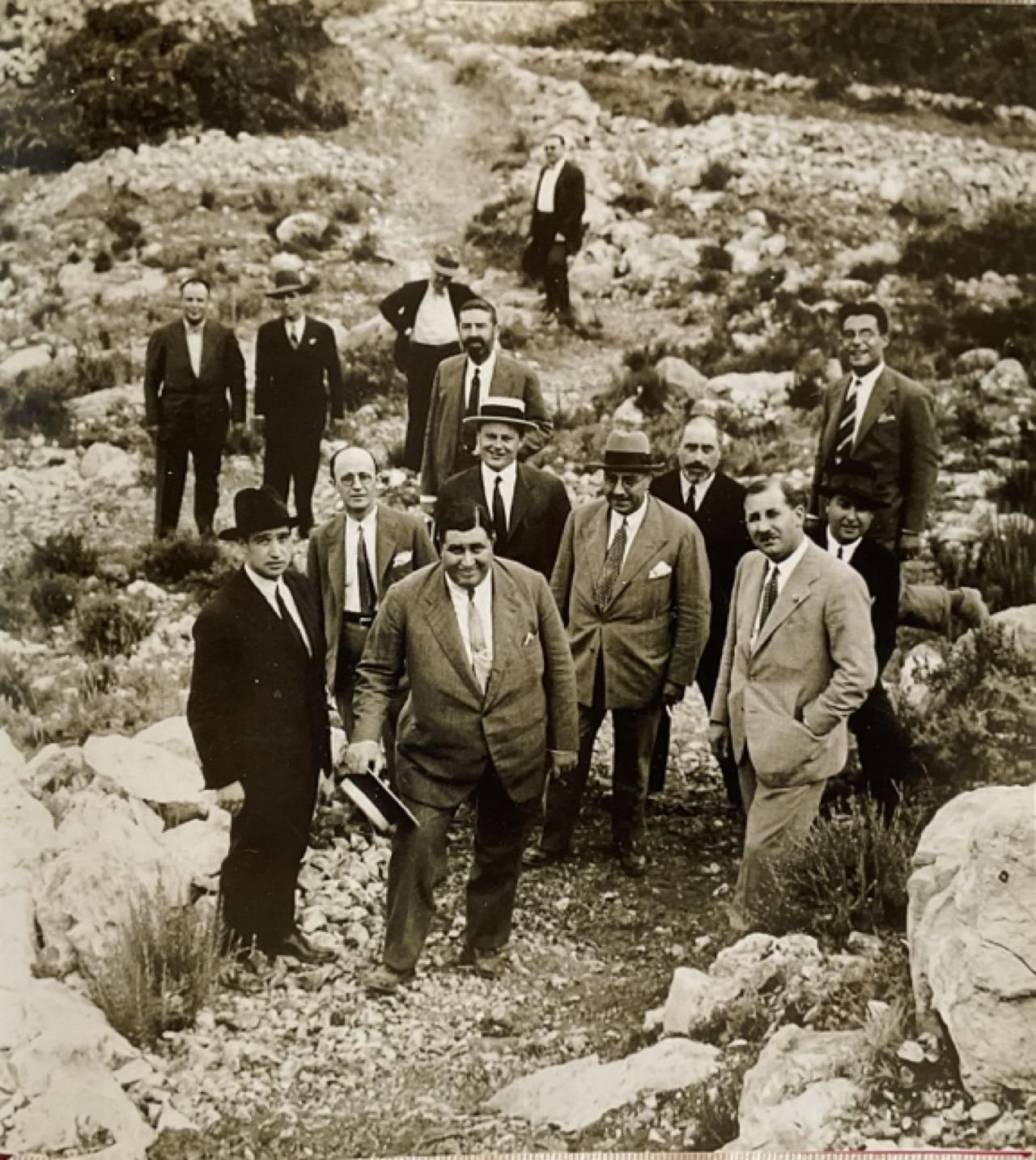 Ignasi Villalonga amb V. Noguera i altres.