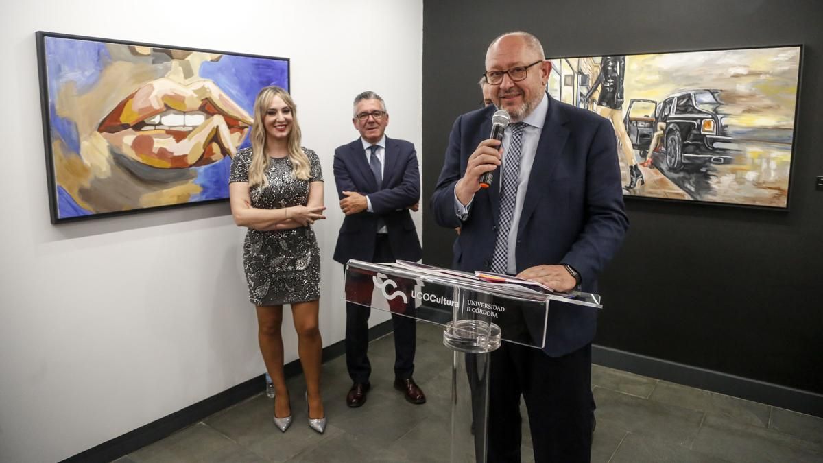 Inauguración de la exposición 'Los pasos del Pecado' de Mercedes Daza