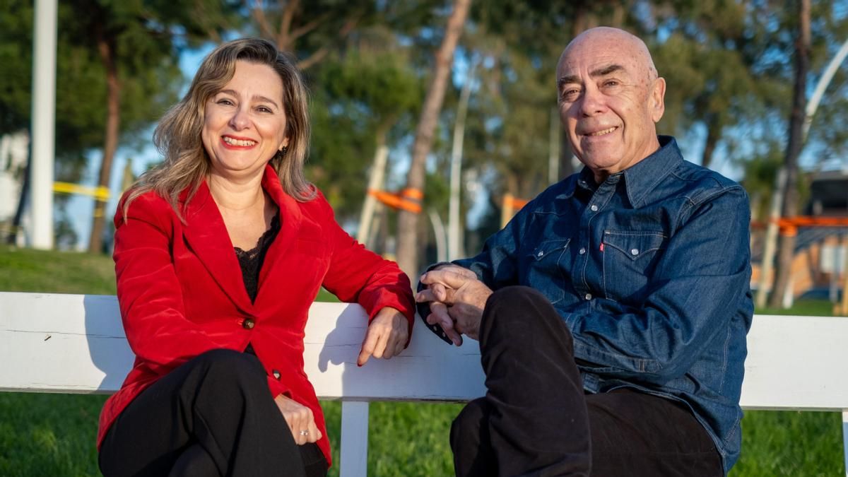 Manuel Ovalle y Ana Martín, autores del libro 'Manuel Ovalle, reportero gráfico'.