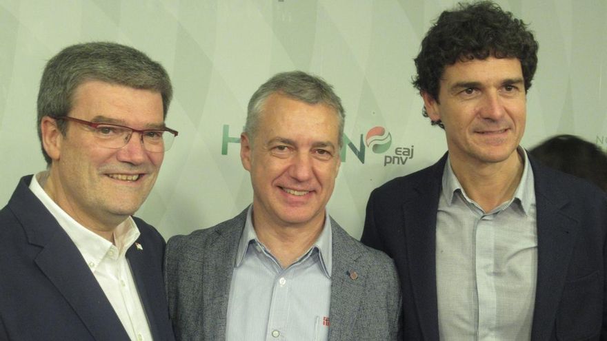 Aburto y Rementeria, con el lehendakari